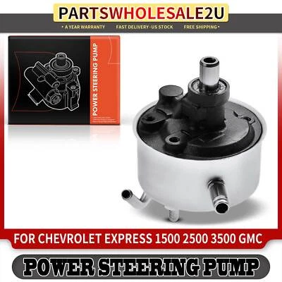 Power Steering Pump w/ Reservoir for GMC Savana Chevrolet Express 1500 2500 3500 - Image 1 of 4