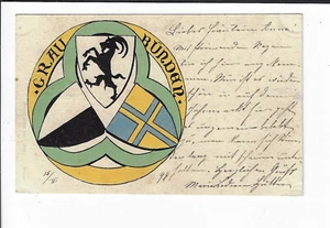Postal gris Bunden Cantón Suiza Suiza pionero 1898 p1107 - Imagen 1 de 2