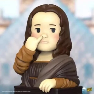 Mighty Jaxx Mona Lisa By Po Yun Wang Figure Designer Toys Soft Vinyl H18CM - Picture 1 of 6