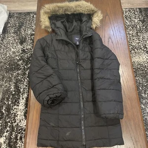 Gap Girls Black Jacket size M (8-9) 1487 - Picture 1 of 10