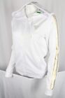 Guess Jeans Eco Veda Tricot Full Zip Jacket Hoodie Pure White Gold 