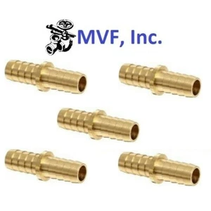 Hose Barb Mender Splicer for 1/2" ID Hose NPT Brass Fuel Fitting (5-Pack) HM-8 - Picture 1 of 5