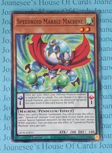 LED8-EN015 Speedroid Marble Machine Yu-Gi-Oh Card 1st Edition New - Picture 1 of 4