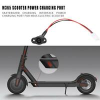 M365 Electric Scooter Charging Interface Skateboard ABS Power Charging Port C#P5