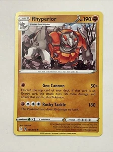 Rhyperior 091/196 Rare Non Holo Lost Origin Pokemon Card NM - Picture 1 of 1