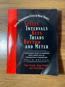 Scales, Intervals, Keys, Triads, Rhythm, and Meter Third Edition PB Ships Fast - Bild 1 von 6
