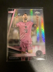 2024 Topps MLS Chrome Lionel Messi Prism Refractor #10 Inter Miami - Picture 1 of 2