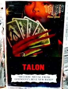 TALON - Vicious Game (1986 Cobra, Canada) CASSETTE - Picture 1 of 5
