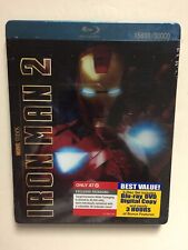 Iron Man 2 (Blu-ray/DVD, 2010, Includes Digital Copy) NEW Target Metalpak