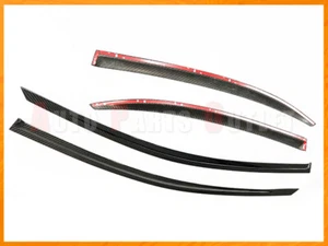 Carbon Fiber Window Visor Wind Rain Deflector For 2015-2019 M-Benz W205 Sedan - Picture 1 of 3
