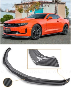 For 19-Up Camaro ALL | T6 Style CARBON FIBER Front Splitter Lip w/ Side End Cap - Bild 1 von 12
