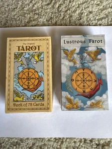 Tarot Deck Lot (2) – Original + Lustrous – Rider-Waite Style - Picture 1 of 2