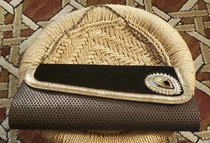 Borsa pochette donna Metro Bagz con chiusura gioiello e tracolla a catena ~ gioiello mancante - Foto 1 di 12