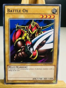 Battle Ox [NM] LDK2-ENK09 - 1996 Common - Unlimited Yugioh - Picture 1 of 2