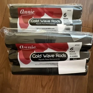 Paquete de 2 varillas Jumbo de onda fría - Banda elástica para rizar el cabello y peinado permanente - Imagen 1 de 4