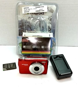 Cámara digital roja Polaroid i20X29 20 MP zoom óptico 10x Full HD 1080 caja abierta - Imagen 1 de 23