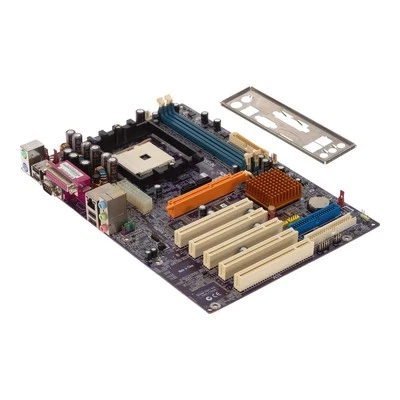 Motherboard ECS NFORCE3-A Socket 754 DDR AGP PCI ATX - Image 1 of 3