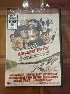 Grand Prix (DVD, 1966) James Garner, Eva Marie Saint {BRAND NEW SEALED} - Foto 1 di 2