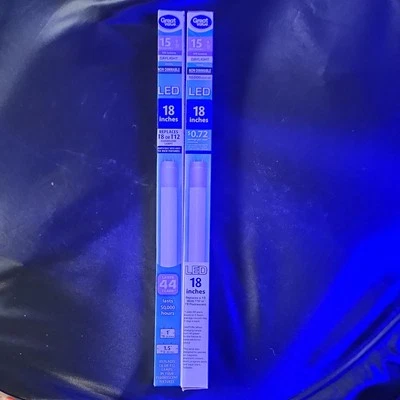 Great Value Led 15W Equivalent T8/T12 Lamp GVL18T81250 Non Dimmable 18in ~  9W - Image 1 of 3