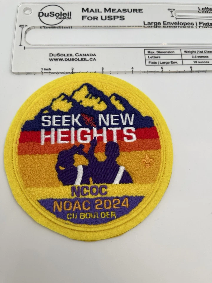 2024 NCOC National Circle of Chiefs Meeting Chenille 5" Order Of The Arrow NOAC - Image 1 of 1