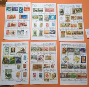 APC W6167 Russland auf Schaltblättern mit 60 $ scv gemischte Erhaltung - Bild 1 von 14