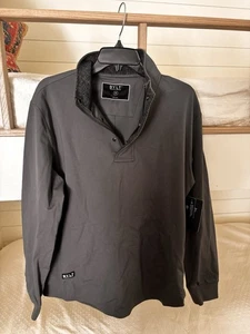 BYLT Elite Fairway Pullover Men's M Gray Premium Basics Snap Golf Performance - Picture 1 of 4