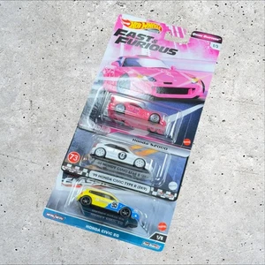 Hot Wheels Premium Fast & Furious Quick Shifters Suki Honda S2000 + Civic EG EK - Picture 1 of 14