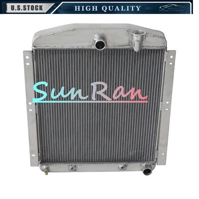 Radiador de aluminio completo de 3 filas para camioneta Chevrolet GMC 1948-1954 53 V8 3,8 L 4,1 L 235 Cu Foto 1 de 4