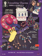 Friendship Charms Worry Dolls Embellishments Booklet 1989 Haddock McNeill #2050