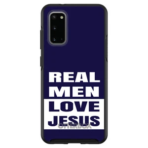 Simetría personalizada OtterBox para Samsung Galaxy S - azul marino hombres reales aman a Jesús - Imagen 1 de 25