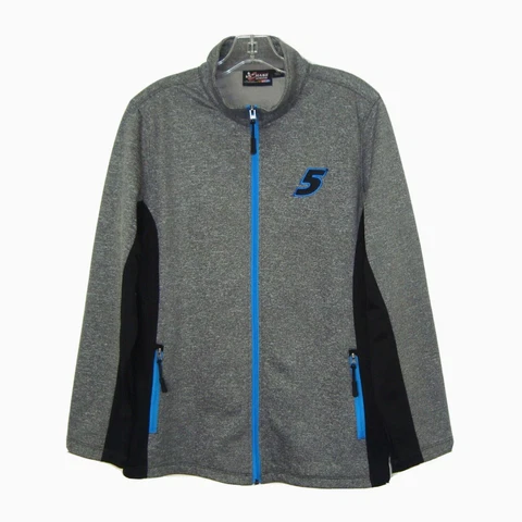 Chase Authentics NASCAR Kasey Kahne #5 Gray Zip Up Jacket Size L Cover