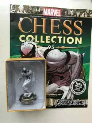 MARVEL CHESS COLLECTION ISSUE 95 ANTI-VENOM EAGLEMOSS FIGURINE FIGURE + MAGAZINE - Image 1 of 2