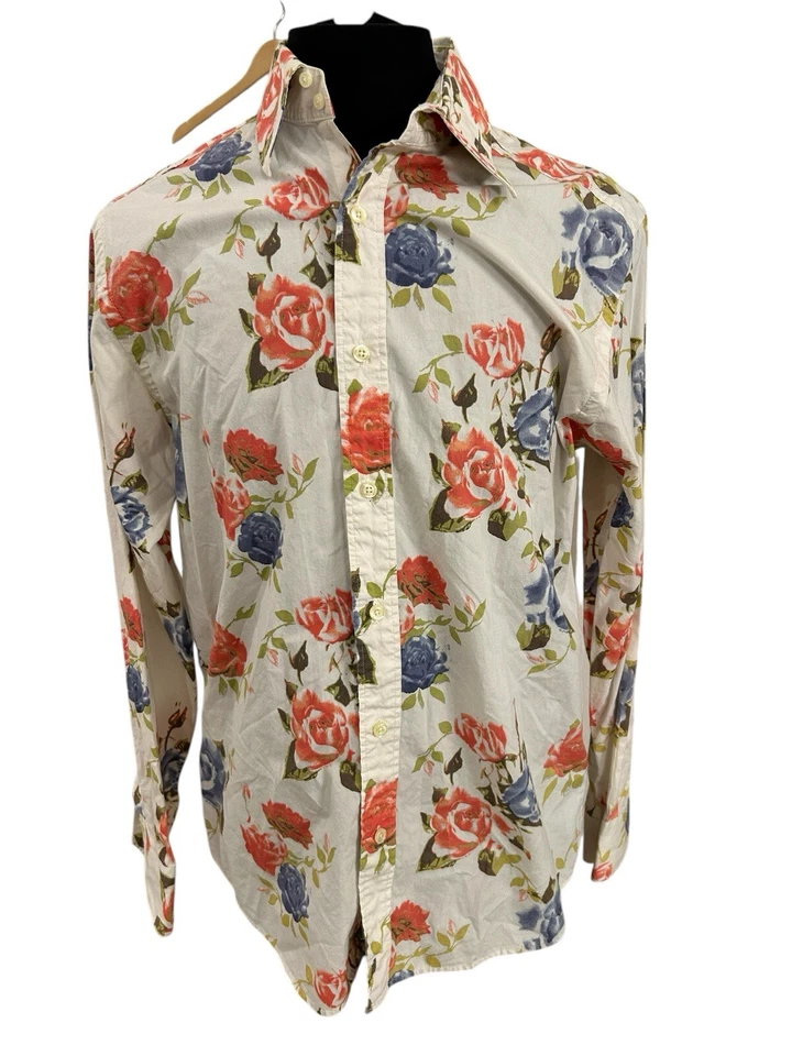 Camisa social Mondo Di Marco masculina LRG floral manga longa - Imagem 1 de 4