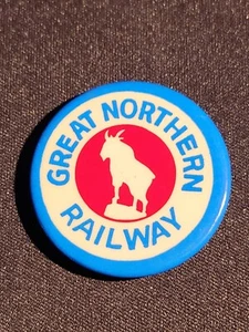 Vintage, Great Northern Railway Souvinir Button, Charles Prod Co Rockville MD - Picture 1 of 2