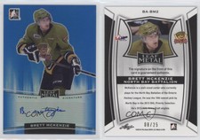 2014-15 ITG Leaf Metal Blue Prismatic /25 Brett McKenzie #BA-BM2 Auto