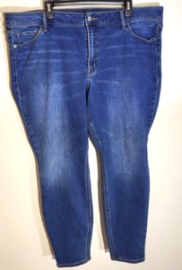 Old Navy Rockstar Super Skinny High Rise Jeans Womens 22 (42x27.5) Stretch - Picture 1 of 8