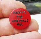 vintage bar token, Pappys Pub, Janesville Wisconsin, good for 1.25 cents drinks