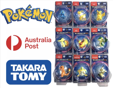 Pokemon action figures Takara Tomy Moncolle EX MS MC Toy gift model game cards Cover