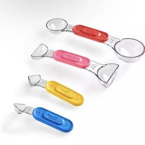 Hand 2 Mind Rainbow Fraction Measuring Spoons, Helps Kids, Dishwasher Safe, 4-Pk - Picture 1 of 10