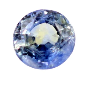 Natural Pitambari Sapphire 1.05 Ct 5 m Round Cut Bi-Color Gemstone Yellow & Blue - Picture 1 of 10