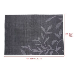 for Creative Heat-Insulation PVC Placemat Western Dining Table Mat Hotel Home - Picture 1 of 9