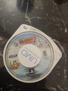 PSP UMD ONLY Disc Worms Open Warfare 2 (Sony PSP Portable) Disc Only - Picture 1 of 2