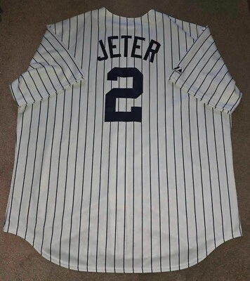 Majestuosa camiseta de béisbol Derek Jeter New York Yankees 2XL Foto 1 de 4