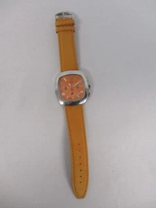 PRAGUE WOMEN'S ORANGE CHRONOGRAPH WATCH - Picture 1 of 5