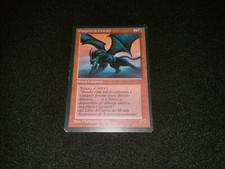 MTG 1x Revised red rare LP Italian FBB Granite Gargoyle - Reserved List