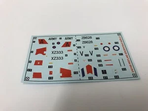 01059 Airfix Decal Sheet - Westland Aerospatiale Gazelle 1:72 - Picture 1 of 1