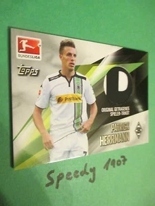 Maglia Topps Bundesliga cromata 2016 carta Herrmann 2 Mgladbach carta maglia - Foto 1 di 1