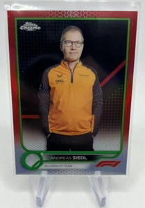 2022 Topps Chrome F1 Andreas Seidl Red Green Refractor - Picture 1 of 2