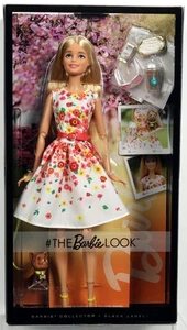The Barbie Look Barbie Doll with Floral Dress Black Label DVP55 NRFB Mattel 2016 - Picture 1 of 5