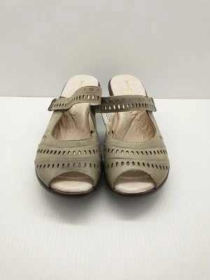 J-41 Adventure Zapato Confort Viñedo Cuña Punta abierta Sandalias Cuero 9.5M Touring Foto 1 de 4